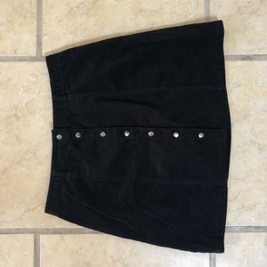 Forever 21 corduroy snap skirt